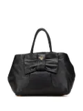 Prada Pre-Owned 2010-2024 Nappa Fiocco Bow tote bag - Black