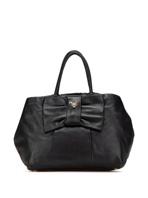 Prada Pre-Owned 2010-2024 Nappa Fiocco Bow tote bag