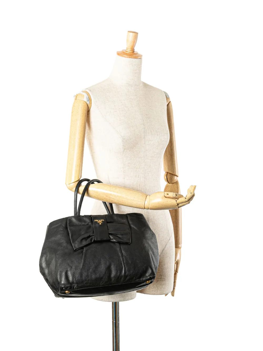 Prada Pre-Owned 2010-2024 Nappa Fiocco Bow tote bag | Pre-Owned | Image 2