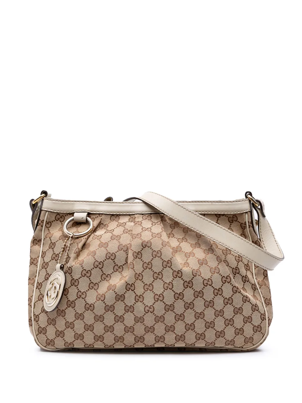 Pre-owned Gucci 2016-2024 Gg Canvas Sukey Crossbody Bag