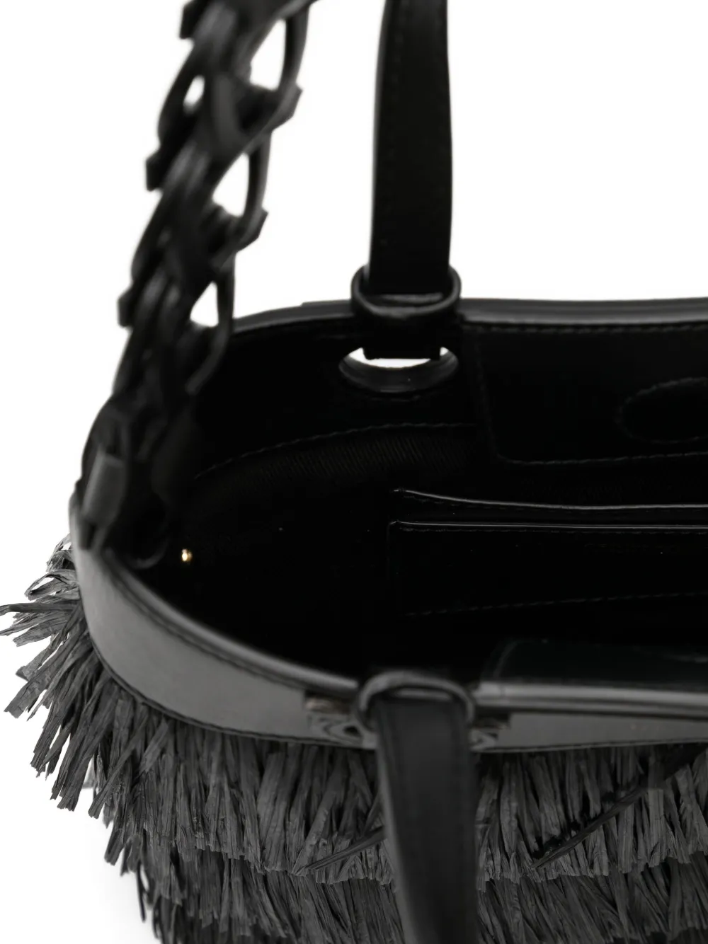 Ferragamo Shopper met franje Zwart