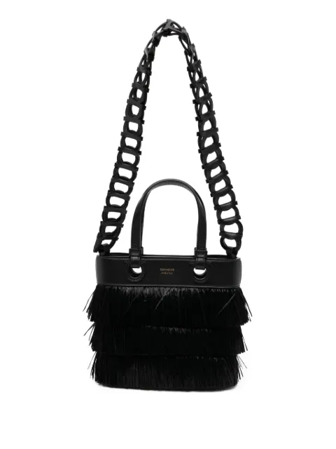 Ferragamo tote con flecos