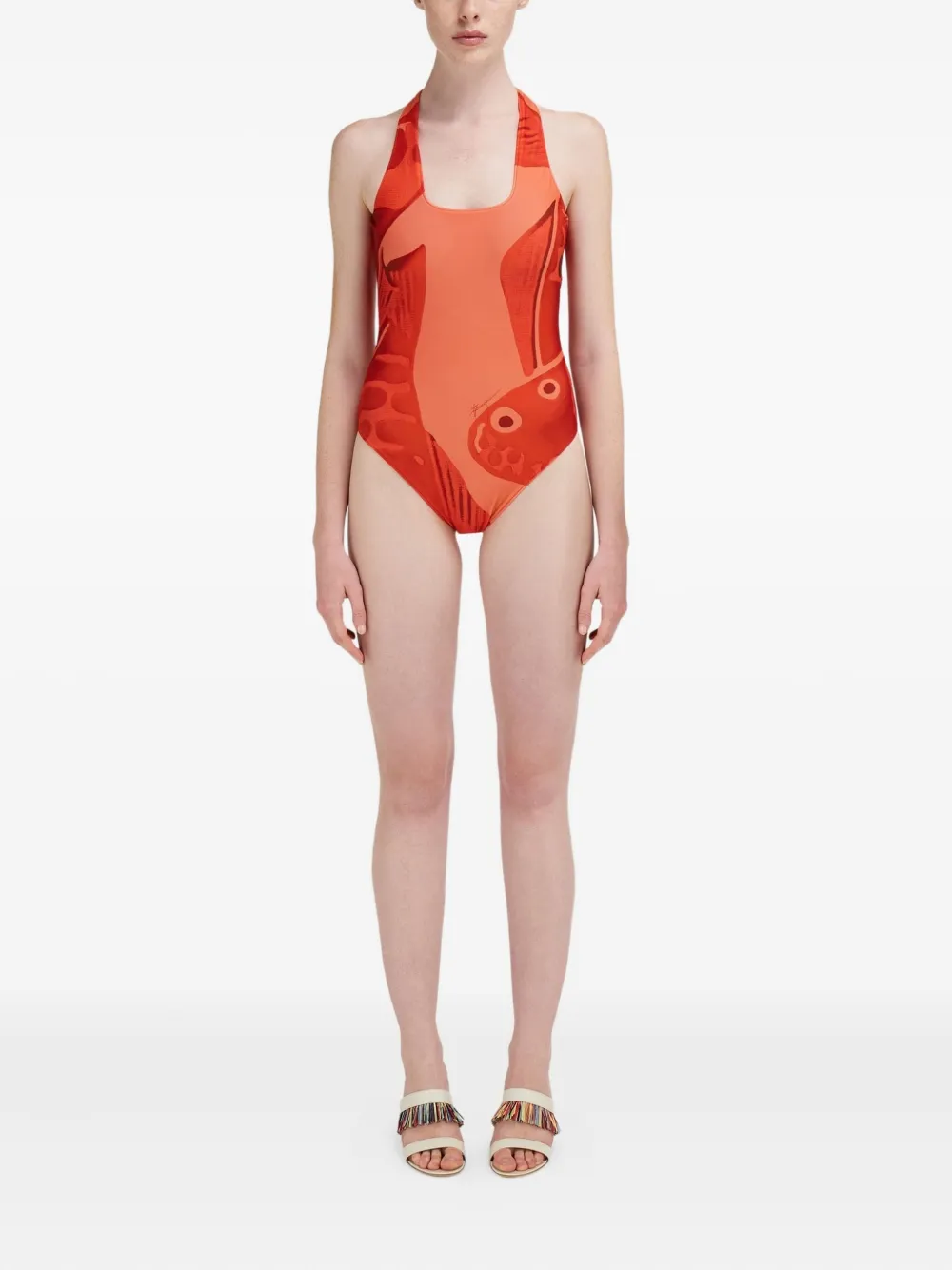 Ferragamo Fish-print swimsuit | One-Pieces | Image 2