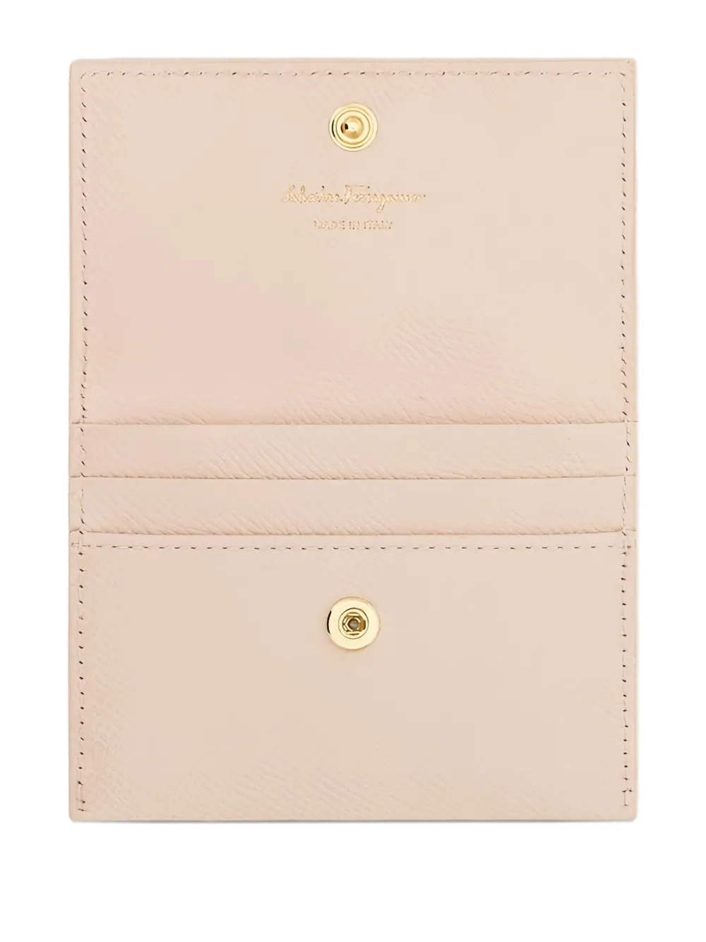 Ferragamo Gancini-embellished Cardholder In Pink