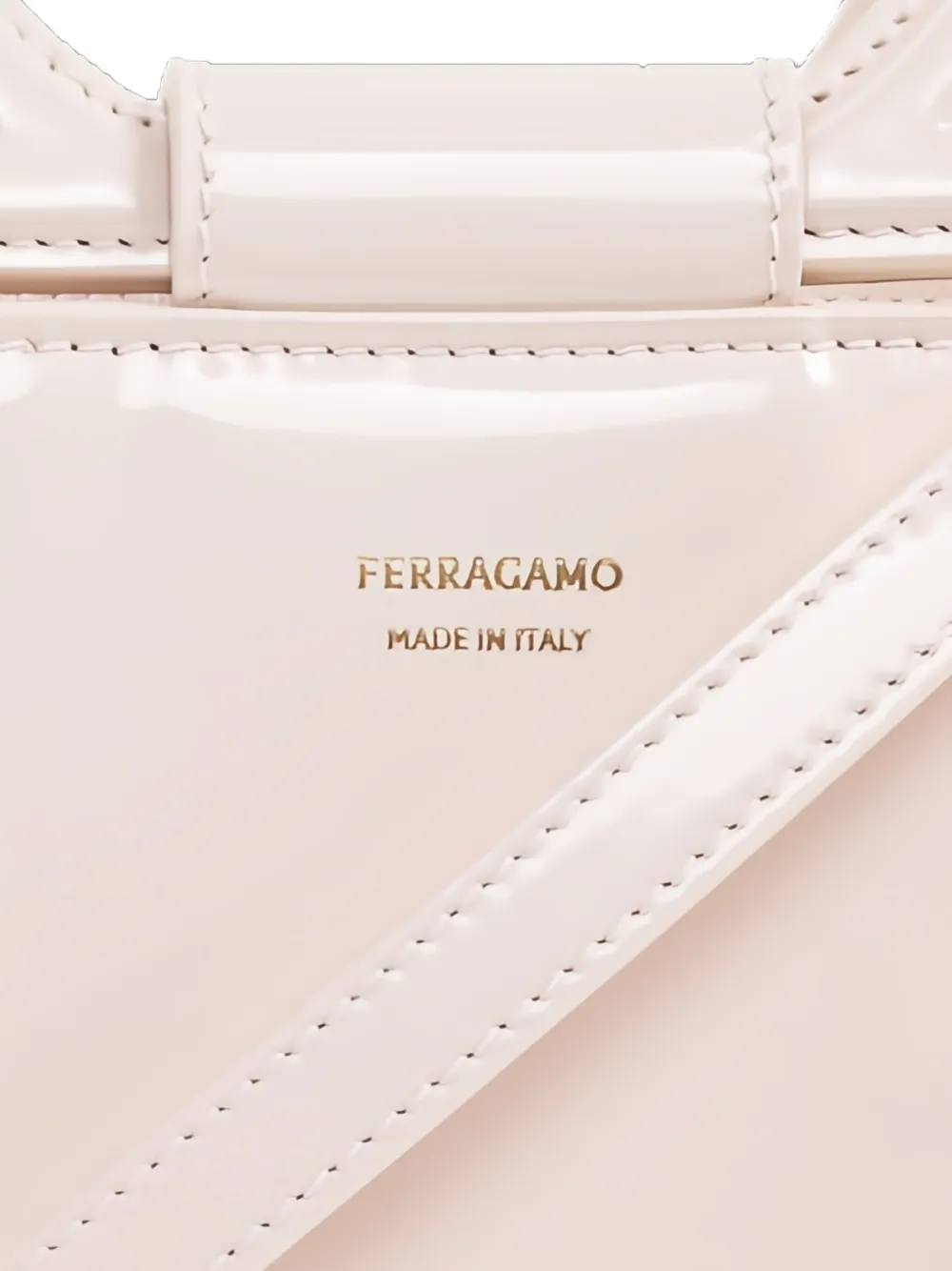 Ferragamo Leren tas Roze