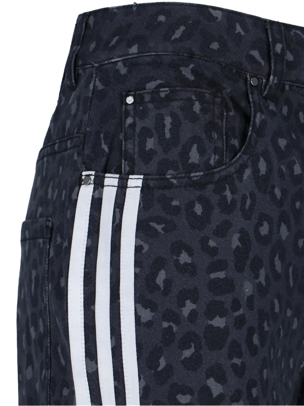 Shop Adidas Originals Bootcut Wide-leg Jeans