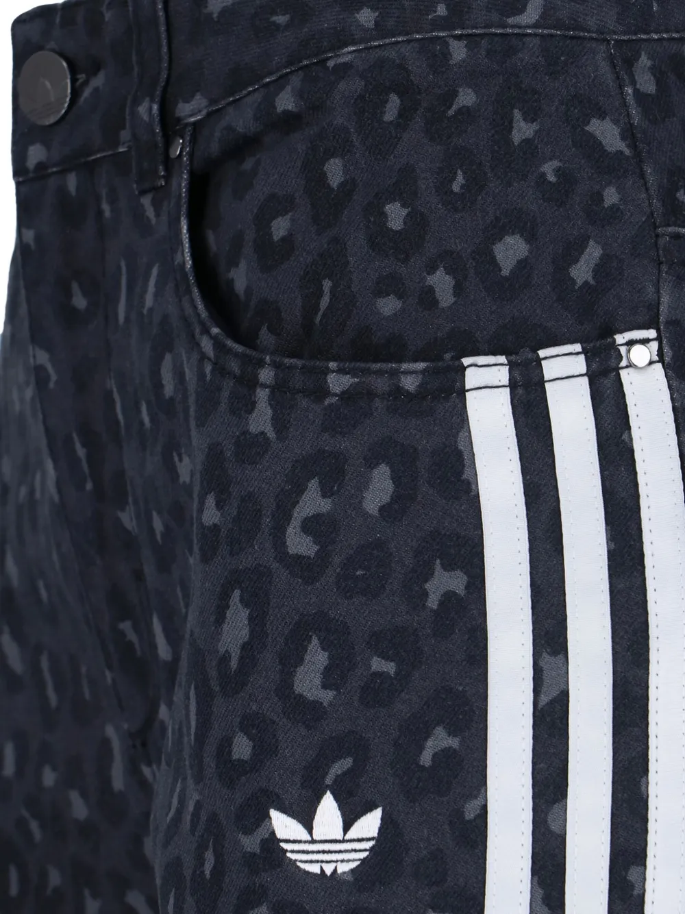 Shop Adidas Originals Bootcut Wide-leg Jeans