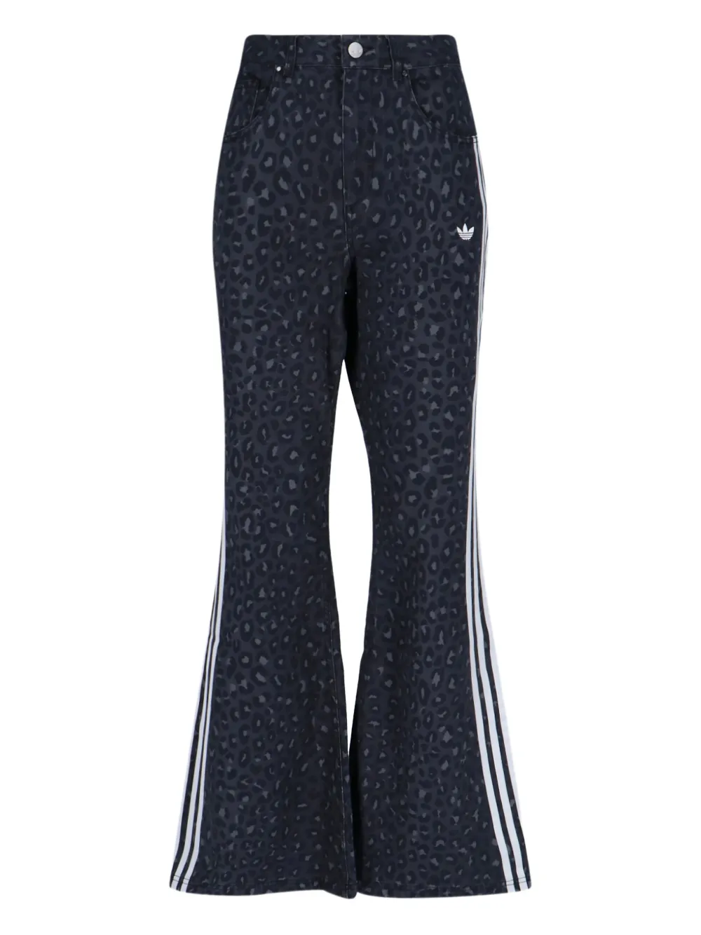 Shop Adidas Originals Bootcut Wide-leg Jeans