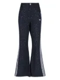 adidas bootcut wide-leg jeans - Black