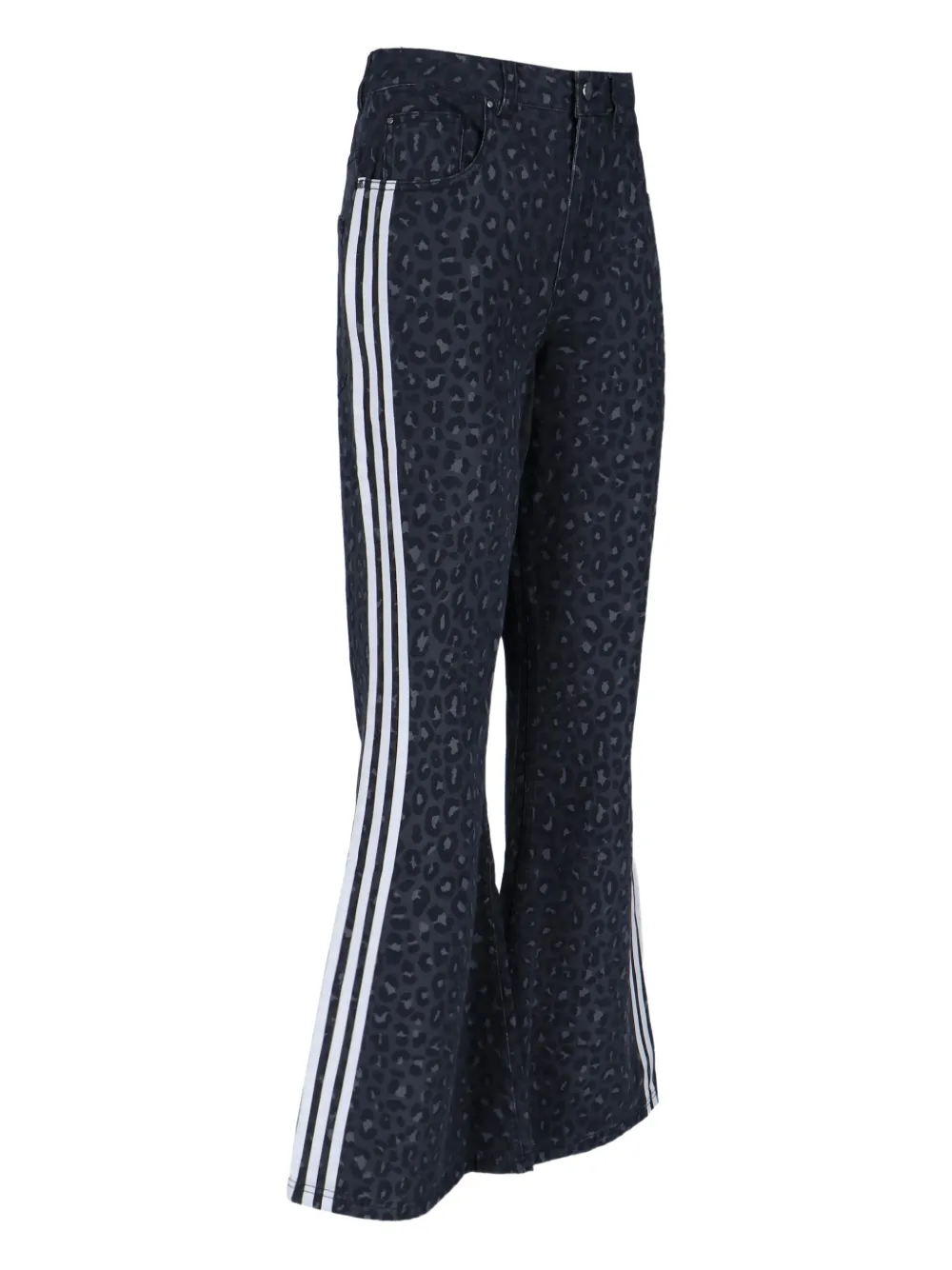 Shop Adidas Originals Bootcut Wide-leg Jeans