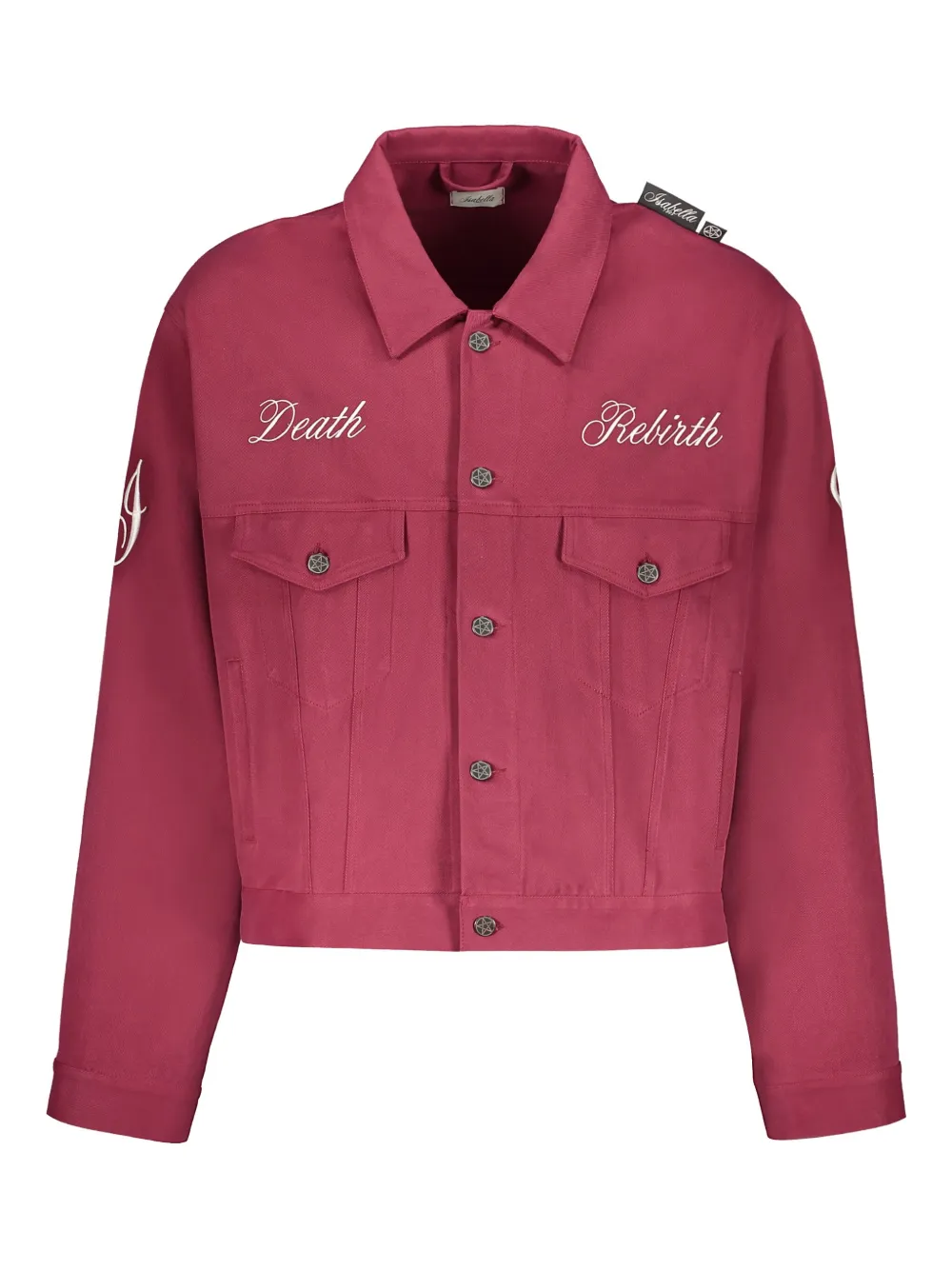 Isabella 1985 chamarra con diseño bordado | rojo | Image 1