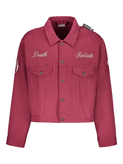 Isabella 1985 embroidered-design cotton jacket