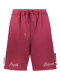 Isabella 1985 cotton track shorts - Red