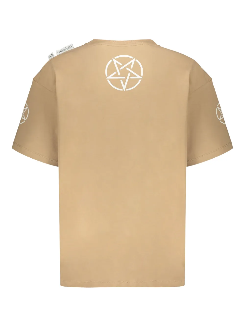 Isabella 1985 T-shirt met print - Beige