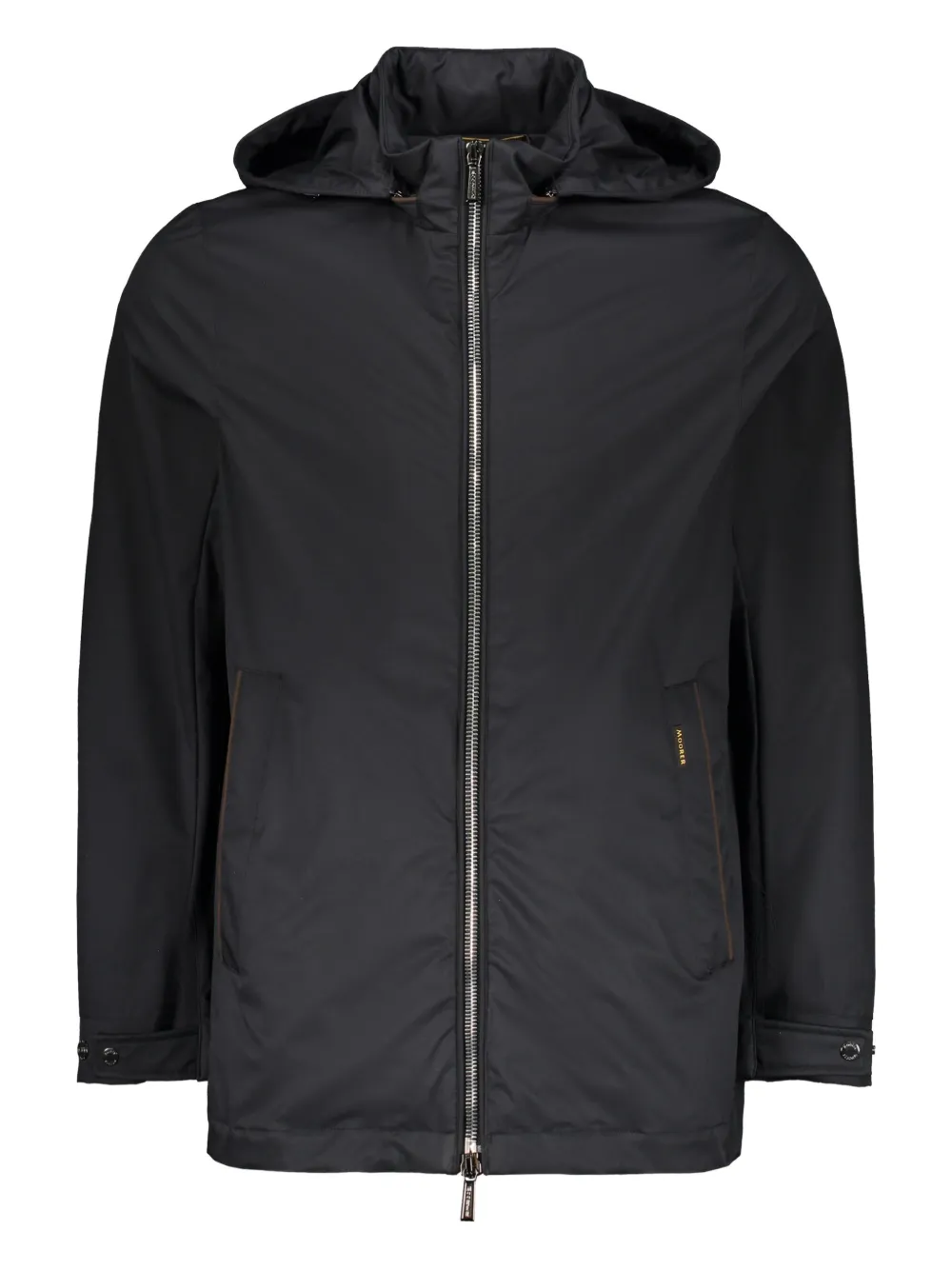 Moorer Aviona hooded jacket Blauw