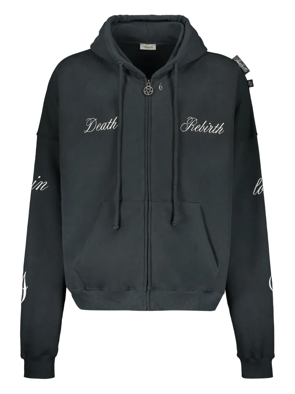 zip-up hoodie