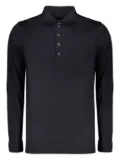 Moorer Pierre cotton polo shirt - Blue