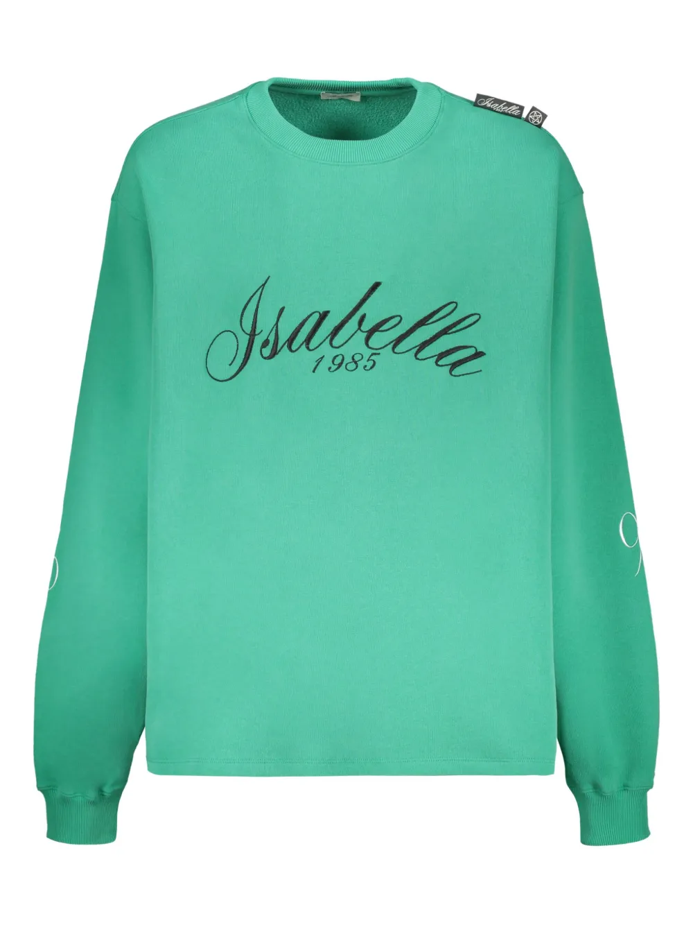 logo-embroidered sweatshirt