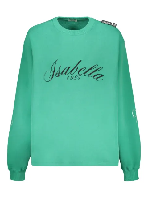 Isabella 1985 logo-embroidered sweatshirt