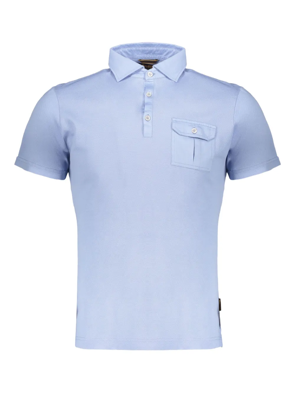 Moorer playera tipo polo Ferdia de algodón | azul | Image 1