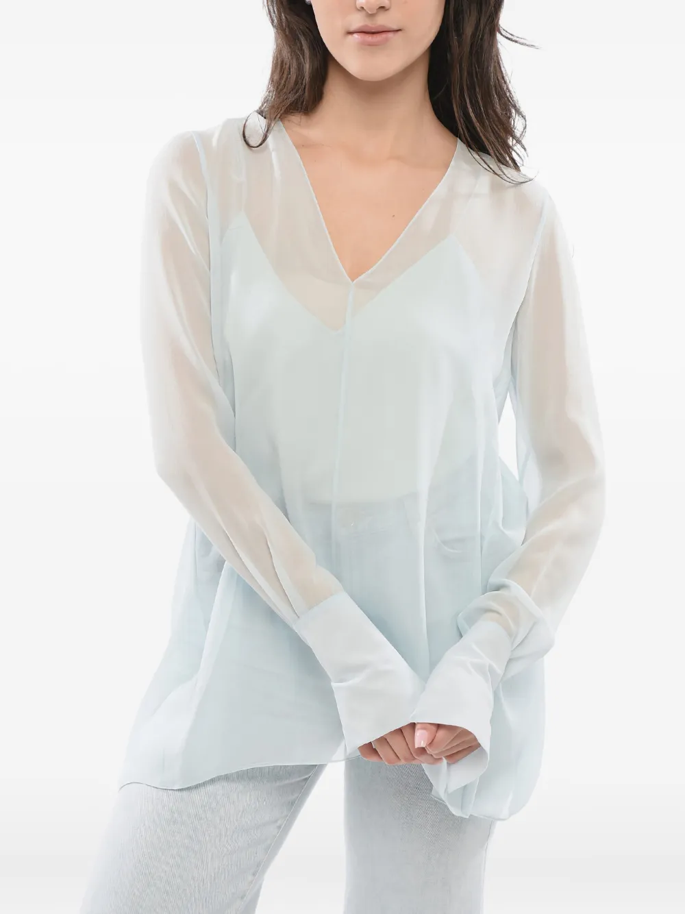 Givenchy silk blouse | Blue | Image 1