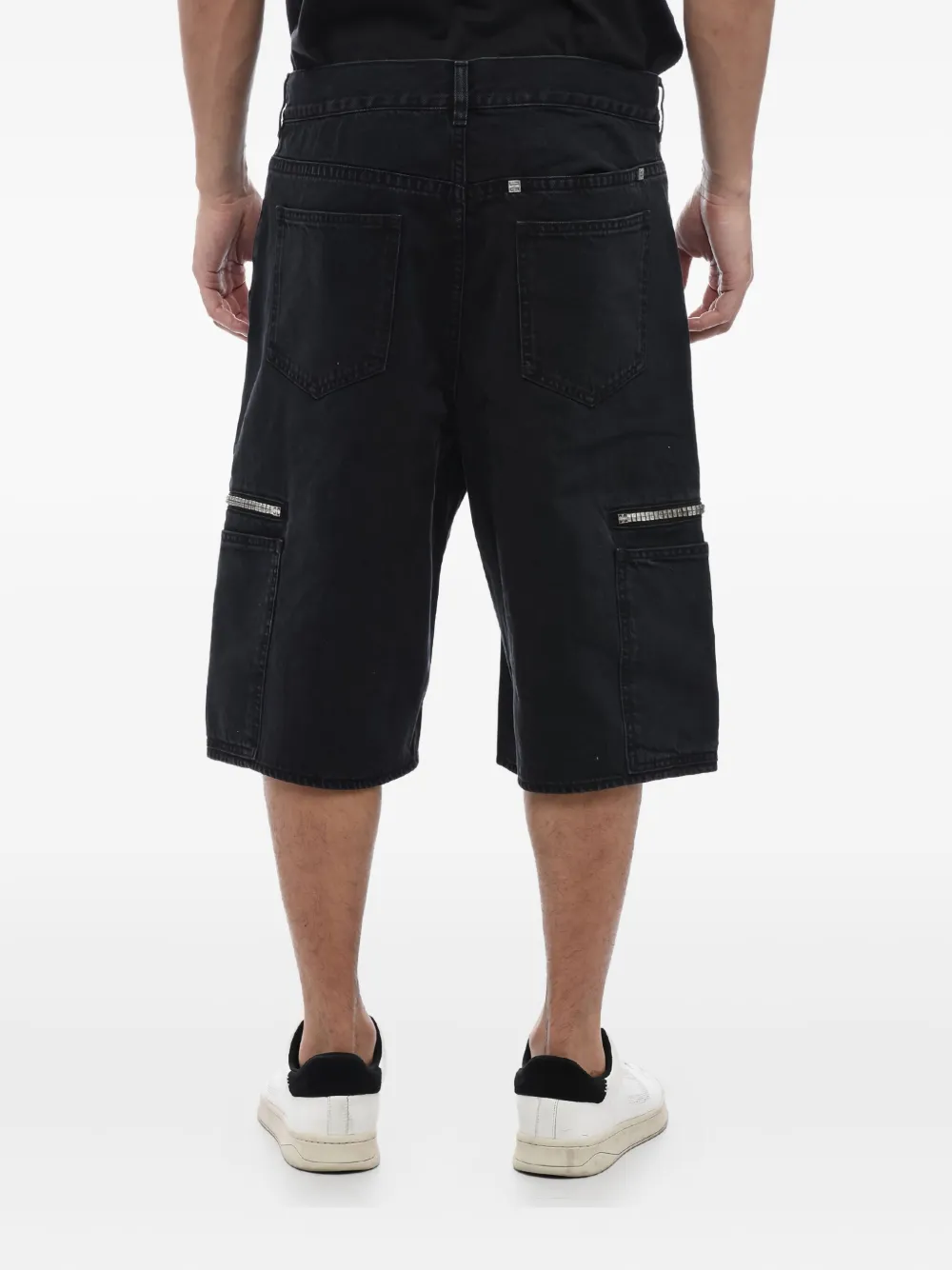 Givenchy Denim cargo shorts Zwart