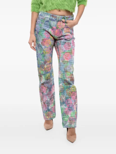 Givenchy graphic-print jeans