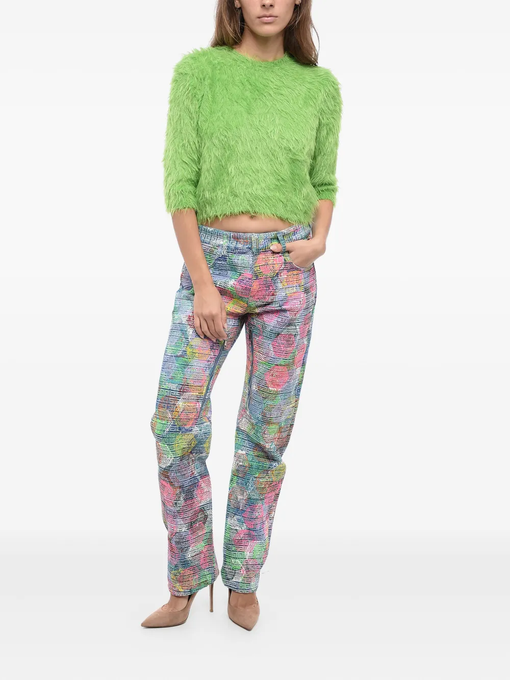 Givenchy Jeans met grafische print - Blauw