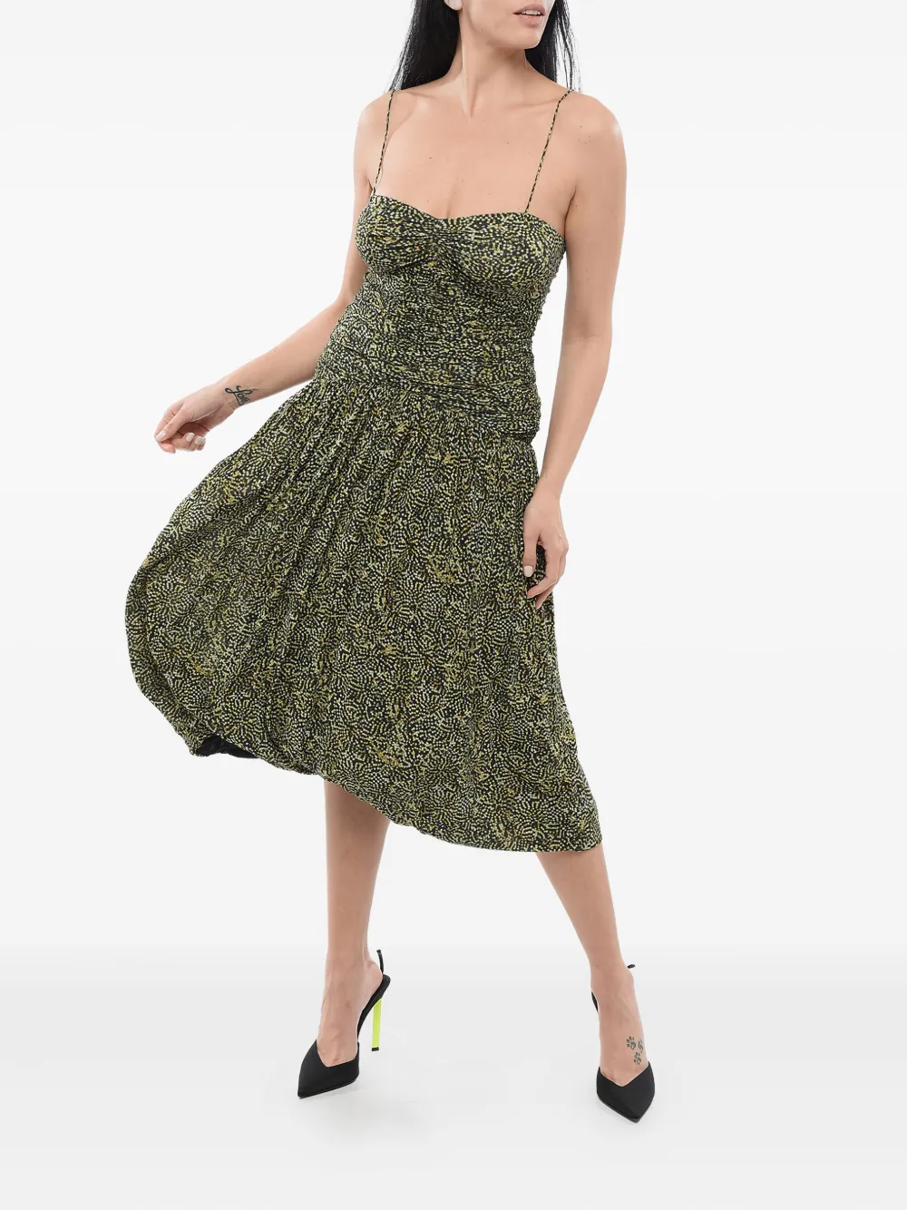 ISABEL MARANT Elizabeth jurk - Groen