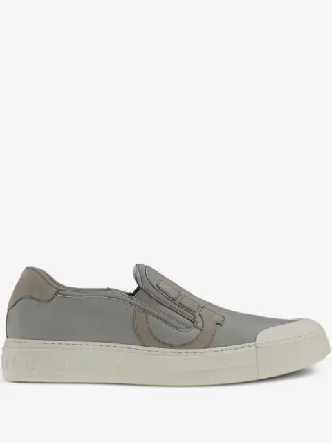 Ferragamo Marino Gancini-logo slip-on loafers