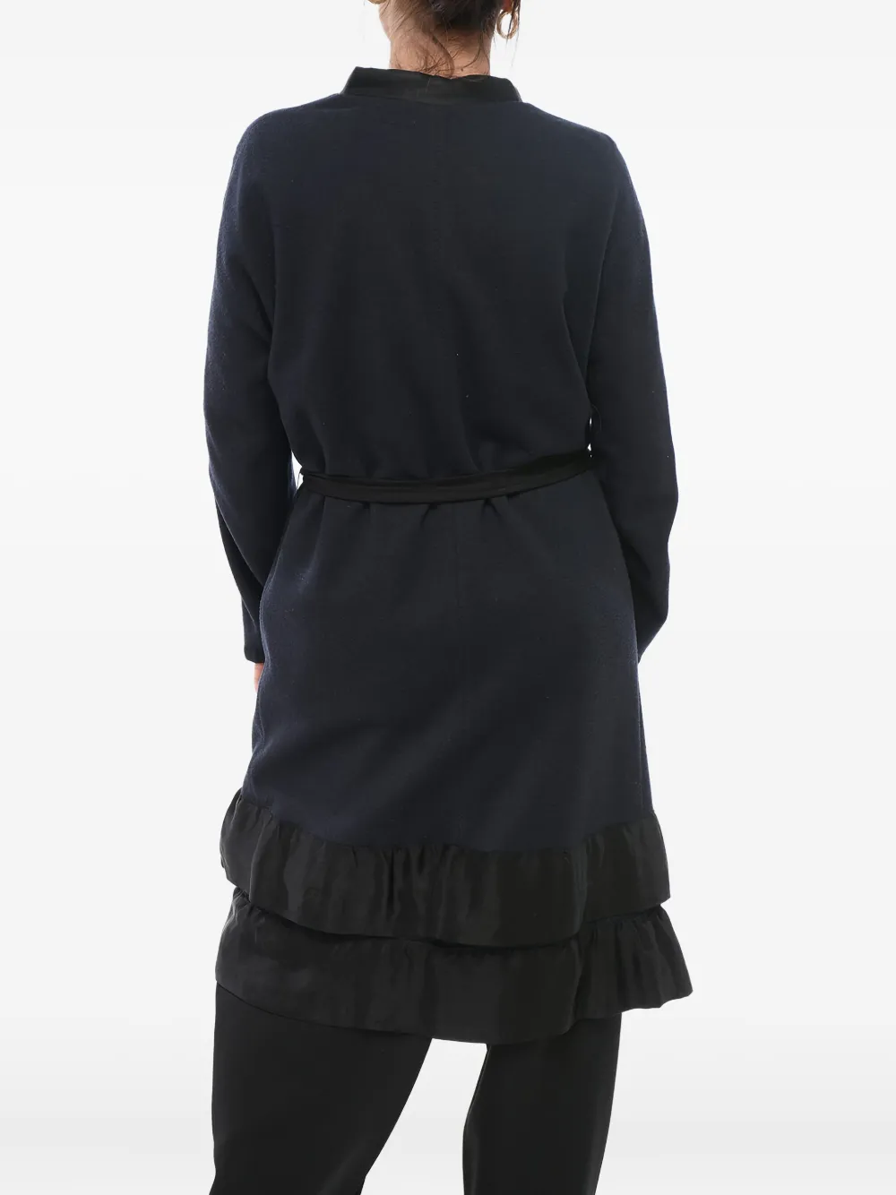 Lanvin Jas met ceintuur Blauw
