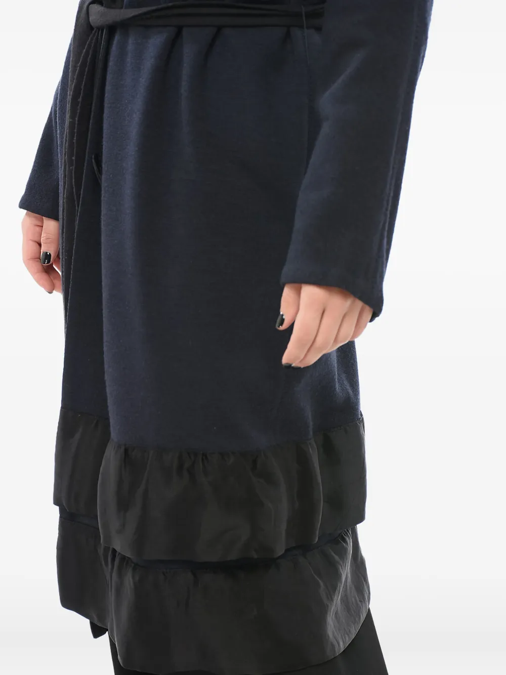 Lanvin Jas met ceintuur Blauw