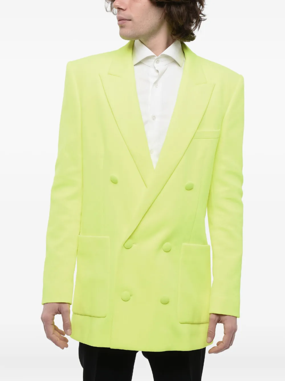 Balmain double-breasted blazer | Yellow | Image 1
