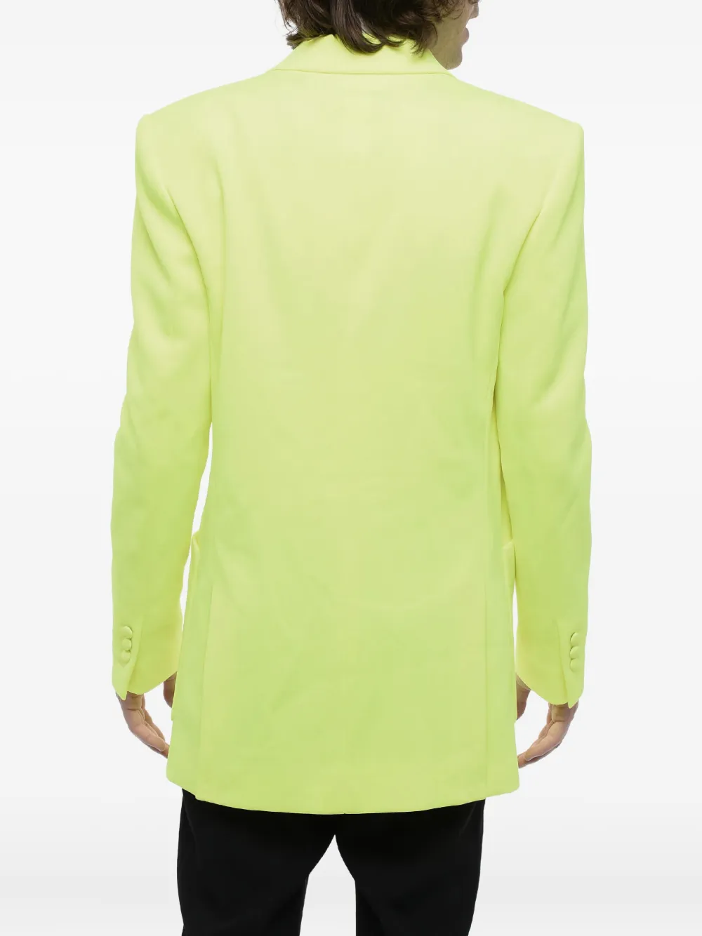 Balmain Blazer met dubbele rij knopen Geel