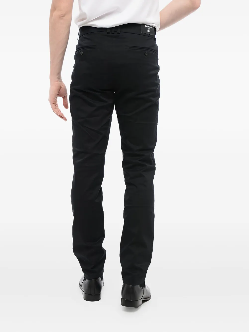 Balmain Katoenen chino Zwart