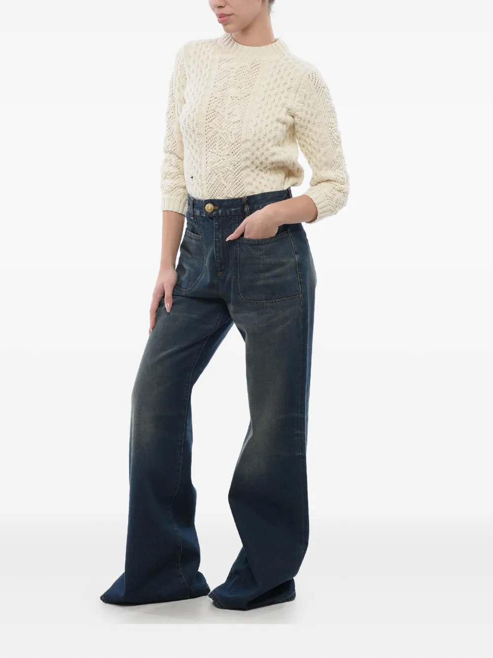 Balmain Katoenen jeans - Blauw