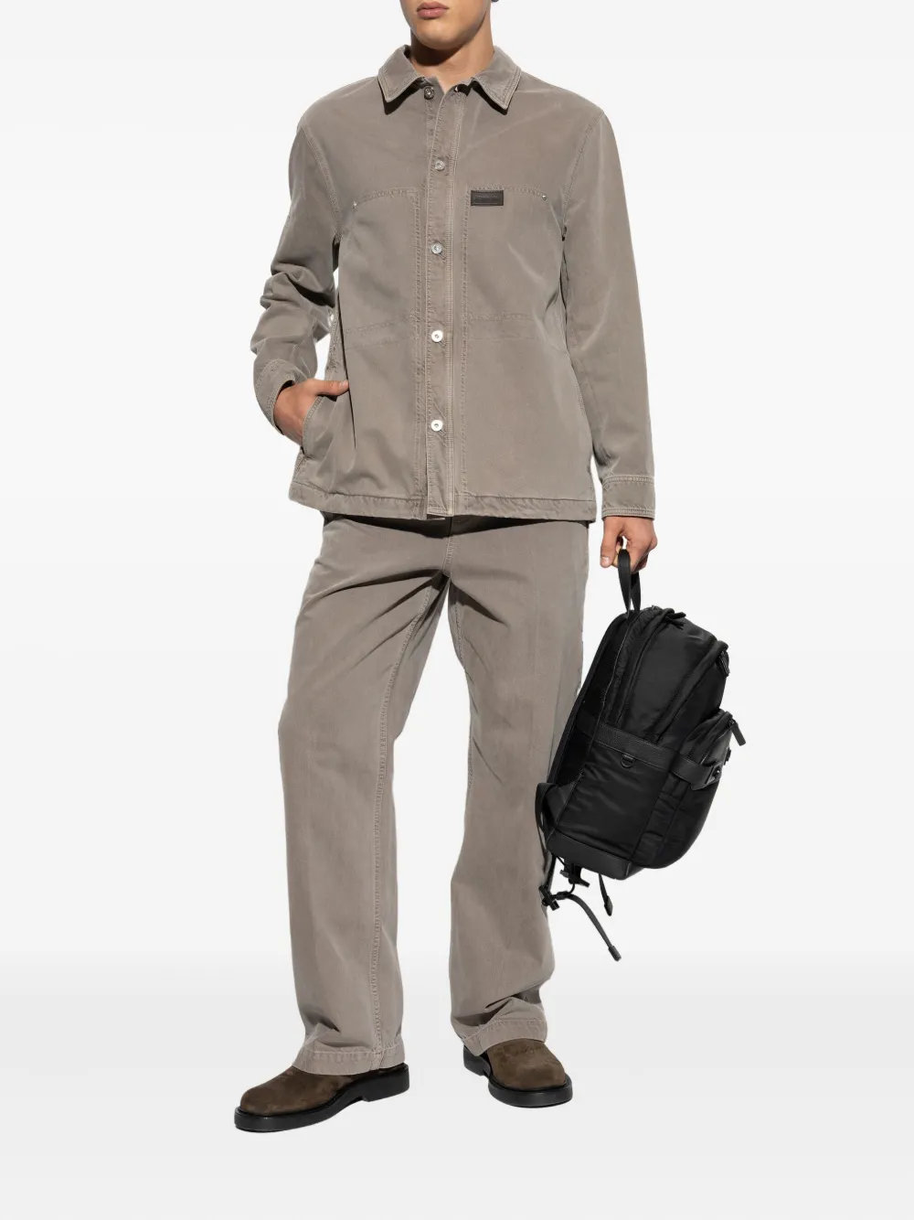 Ferragamo Straight broek - Grijs