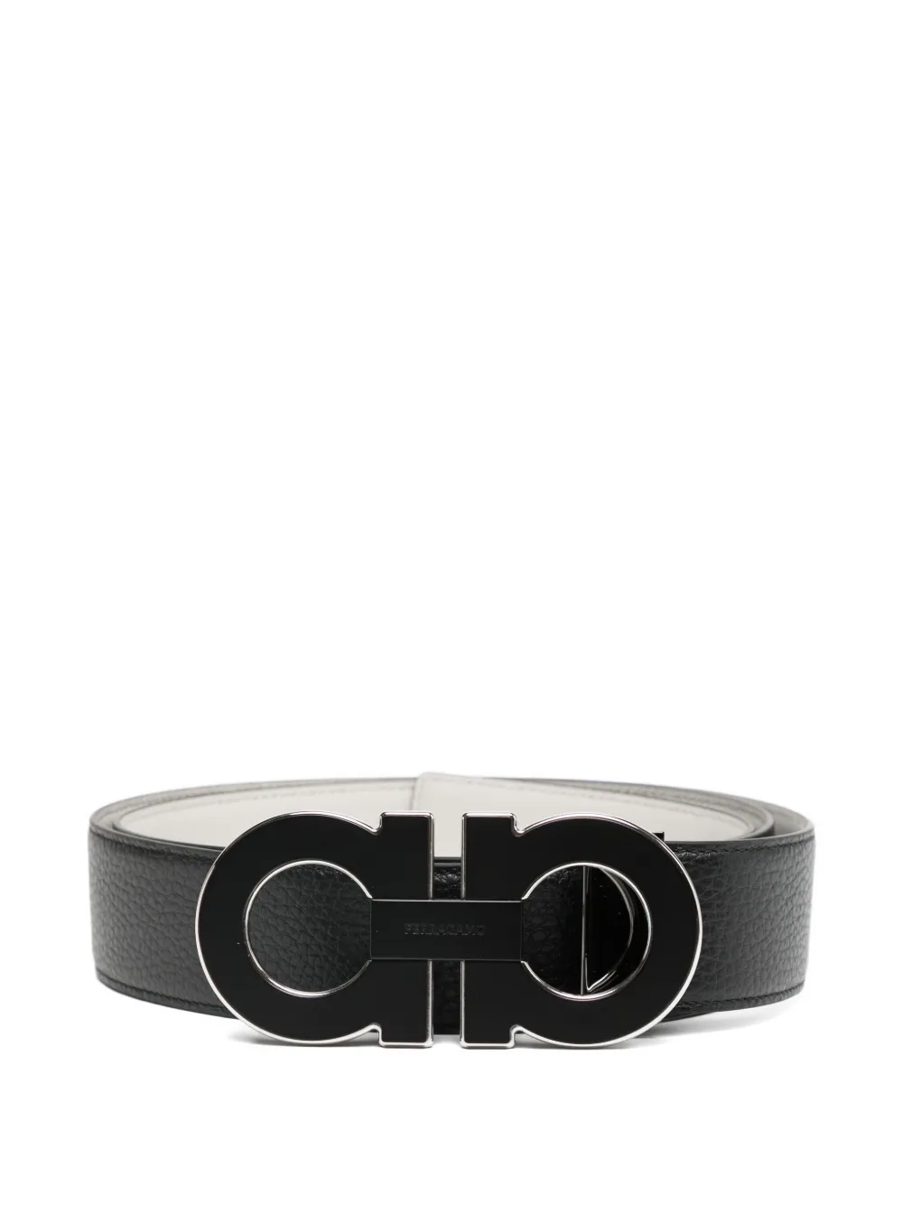 Ferragamo Gancini reversible belt | Black | Image 1