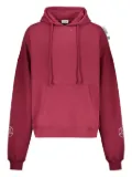 Isabella 1985 graphic-print cotton hoodie - Red