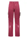 Isabella 1985 cotton trousers - Red