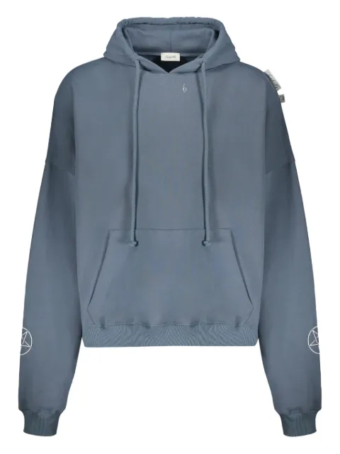 Isabella 1985 graphic-print cotton hoodie