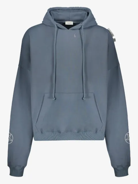 Isabella 1985 graphic-print cotton hoodie