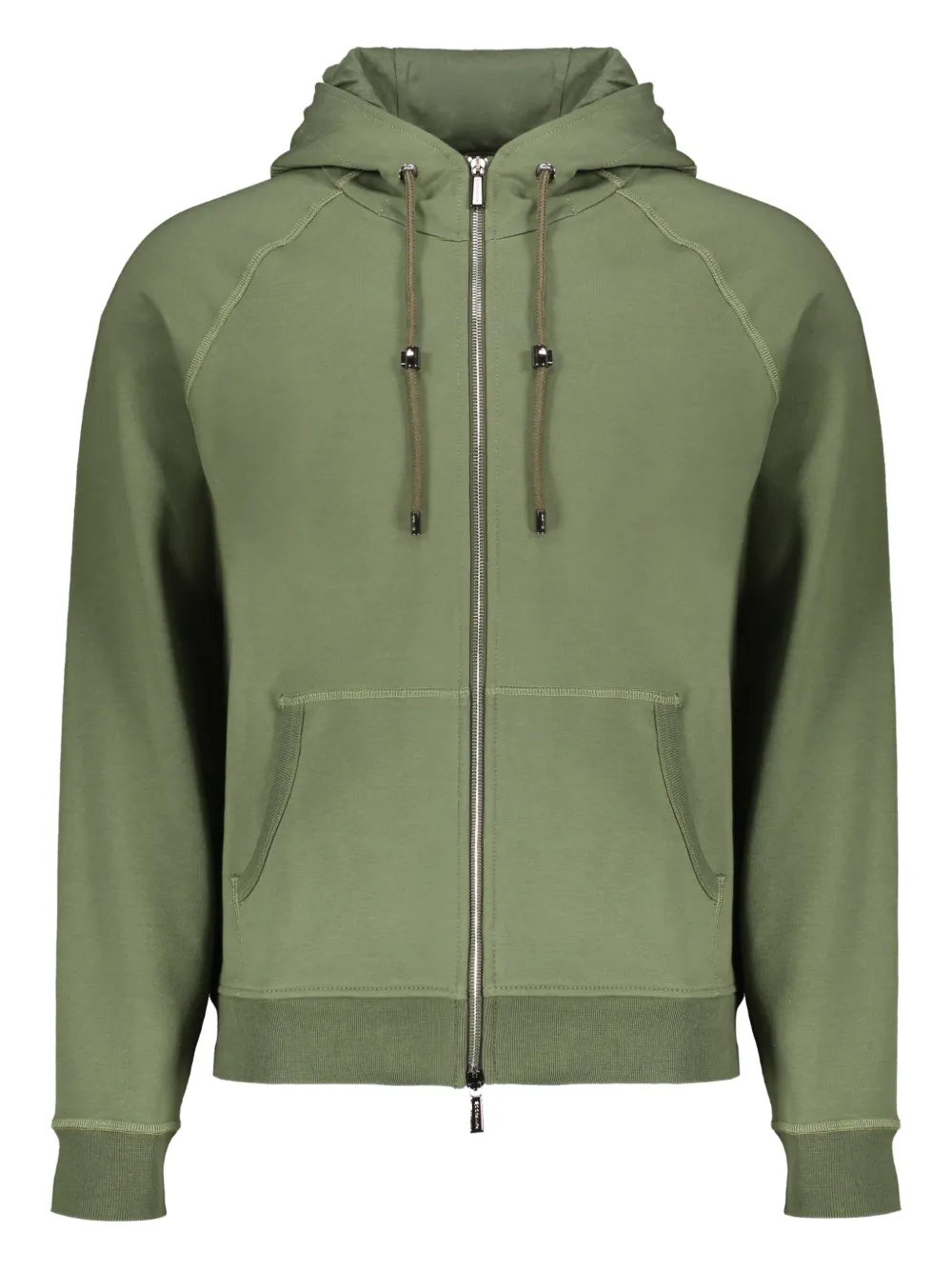 Moorer Norcia hooded jacket Groen