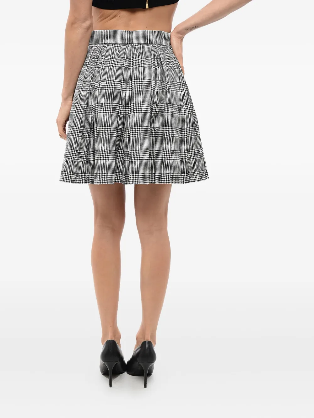 Balmain Mini-plooirok - Wit