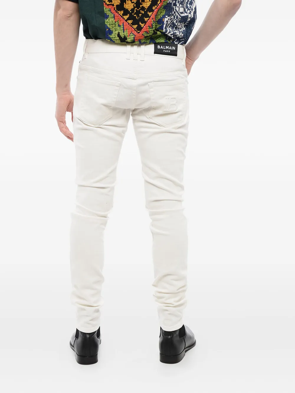 Balmain Skinny jeans Wit