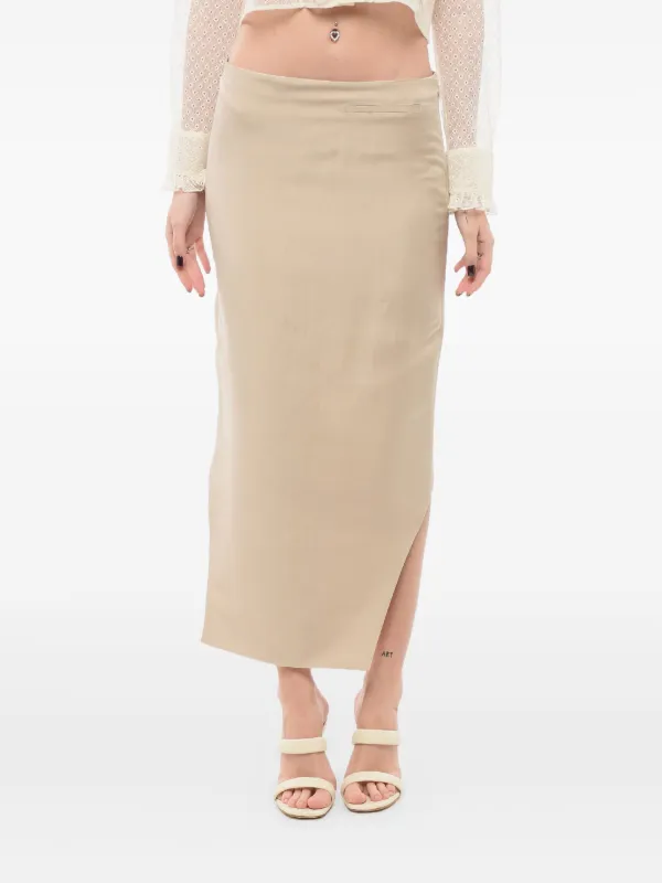 Givenchy シルクスカート | ニュートラル | FARFETCH JP
