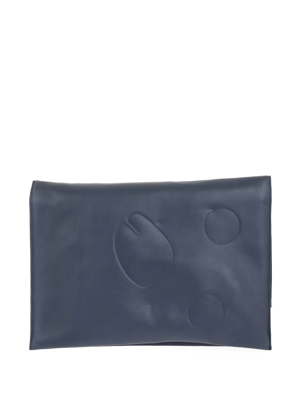 Maison Margiela large Tabi Flat clutch bag - Blauw