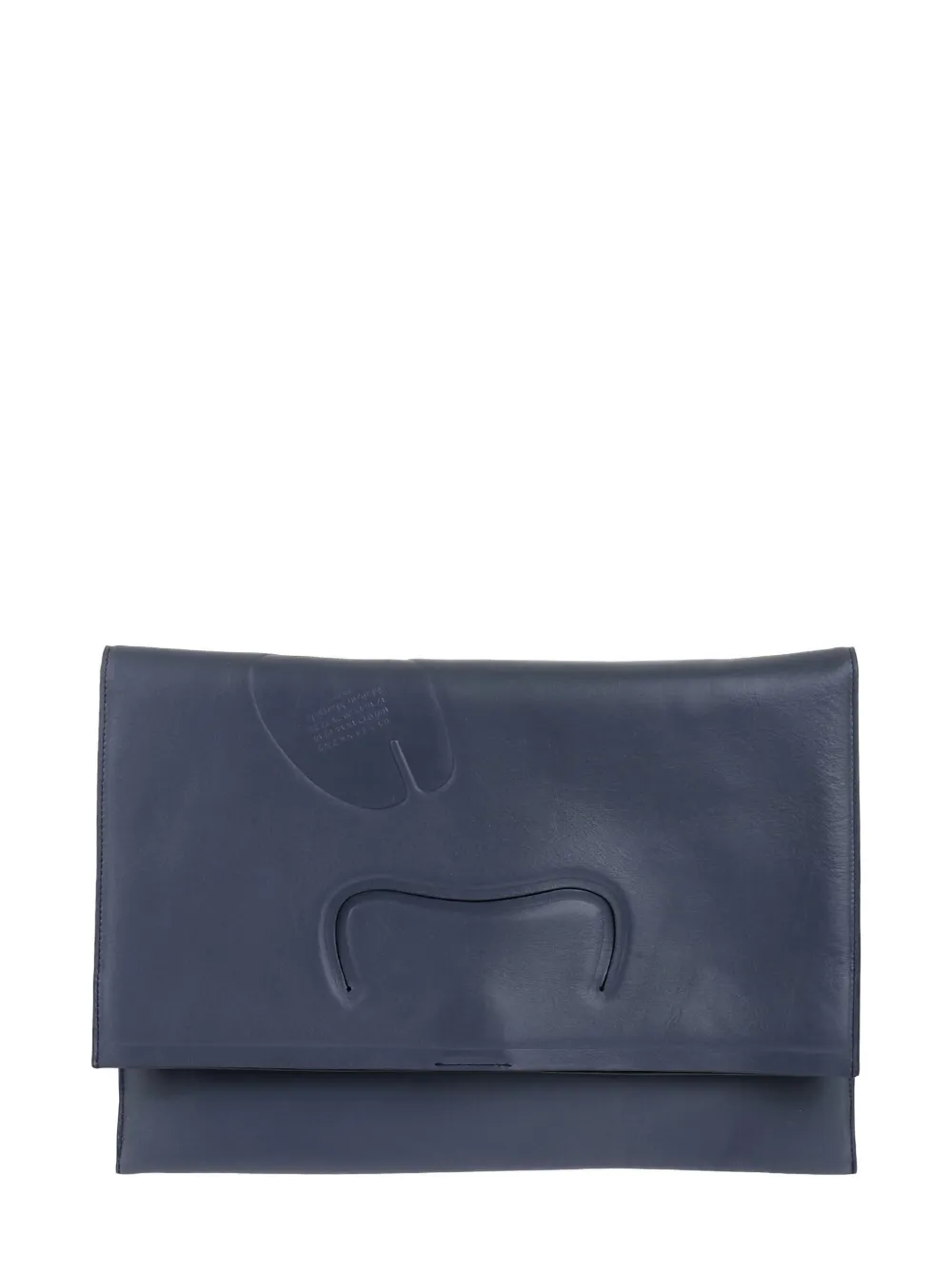 Maison Margiela large Tabi Flat clutch bag Blauw
