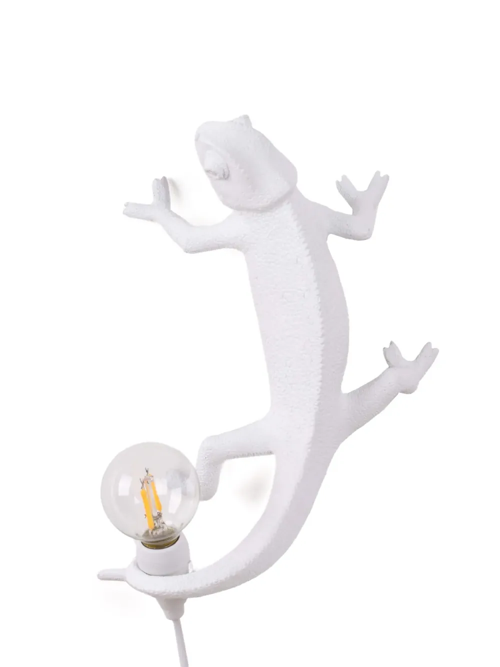 Seletti Chameleon Going Up USB Lamp | White | Image 1