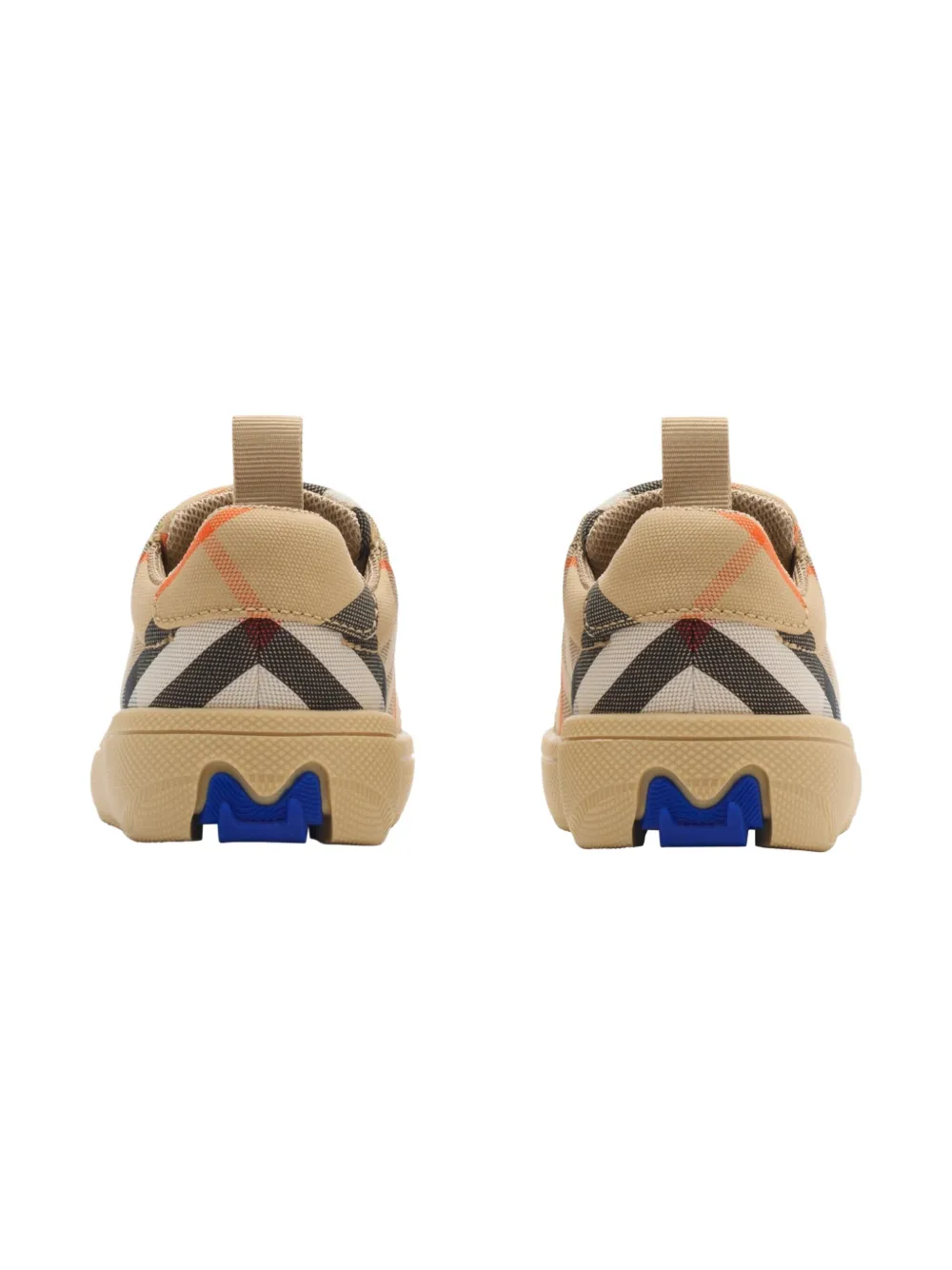 Burberry Kids Geruite sneakers Beige